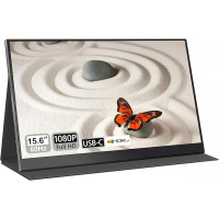 Portable Monitor 15.6-inch FHD 1080P Ultra Slim Travel External Monitor